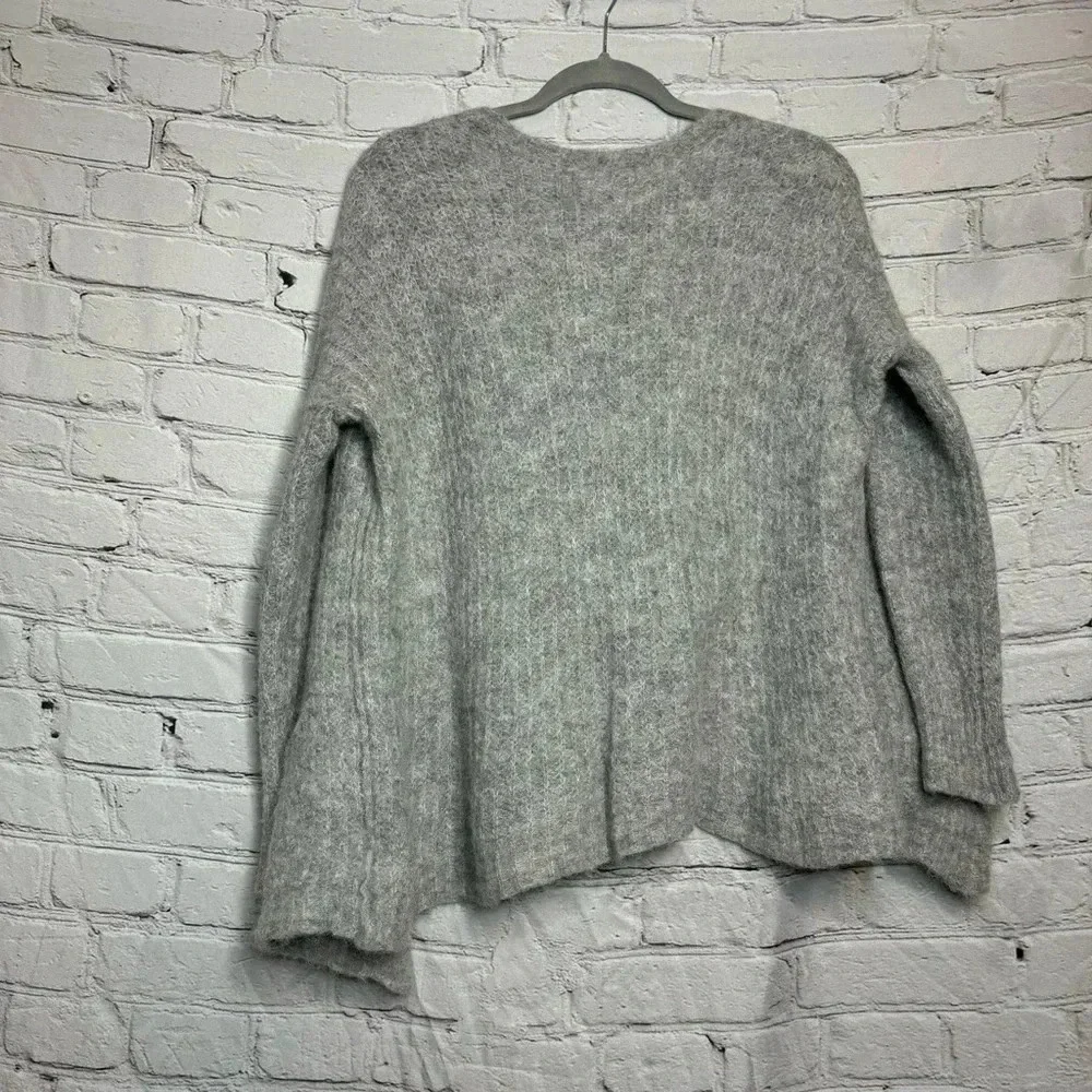 Free People Grey Alpaca Open Cardigan Sweater Women’s size XS